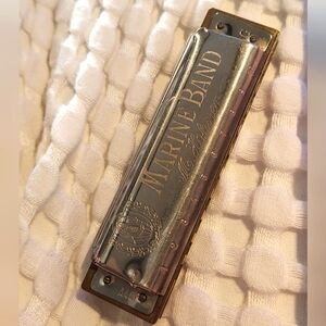 Antique Hohner Marine Band No 1896 Harmonica a440
